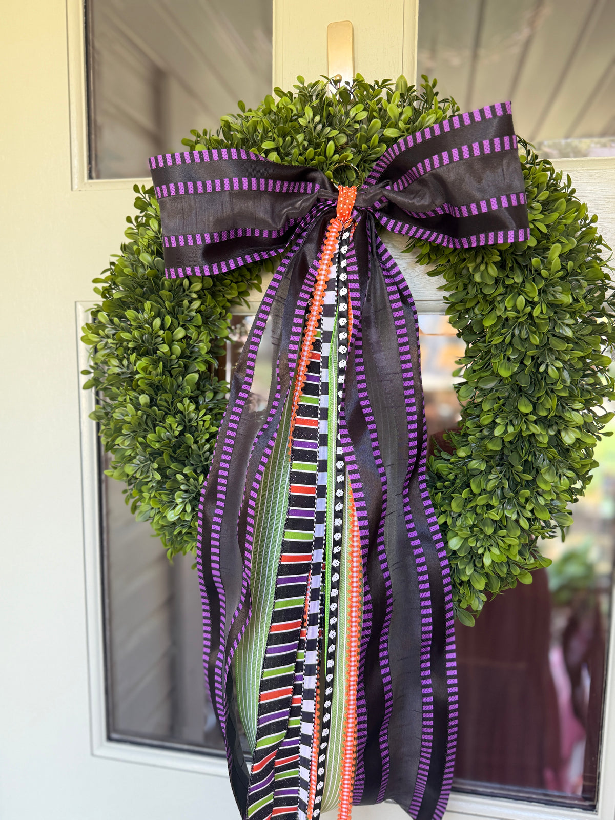 Premium Purple Halloween Wreath Ribbon