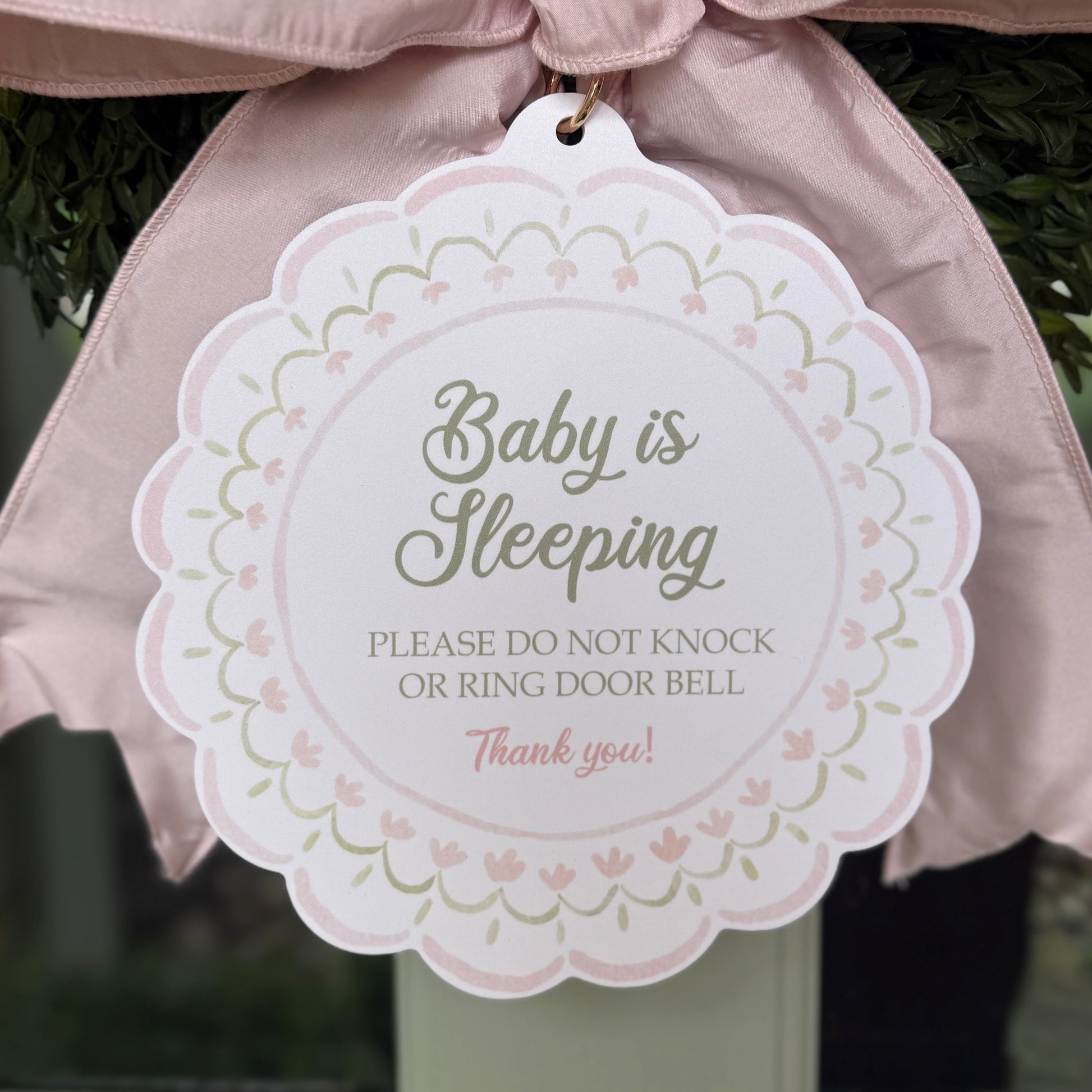 Pink Baby is Sleeping