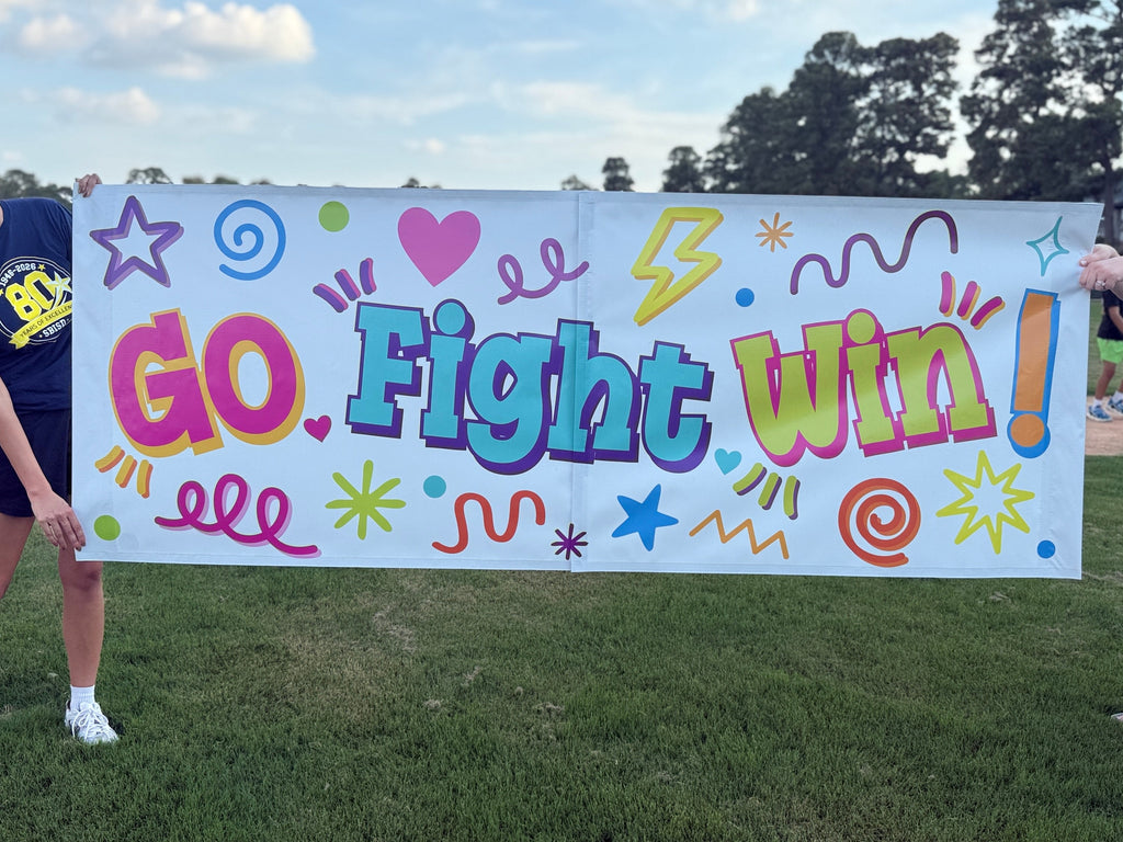 Go Fight Win Banner (run-thru or standard)