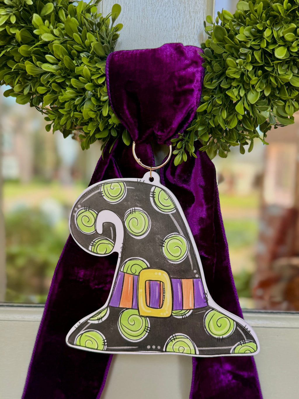 Witch Hat Wreath Charm