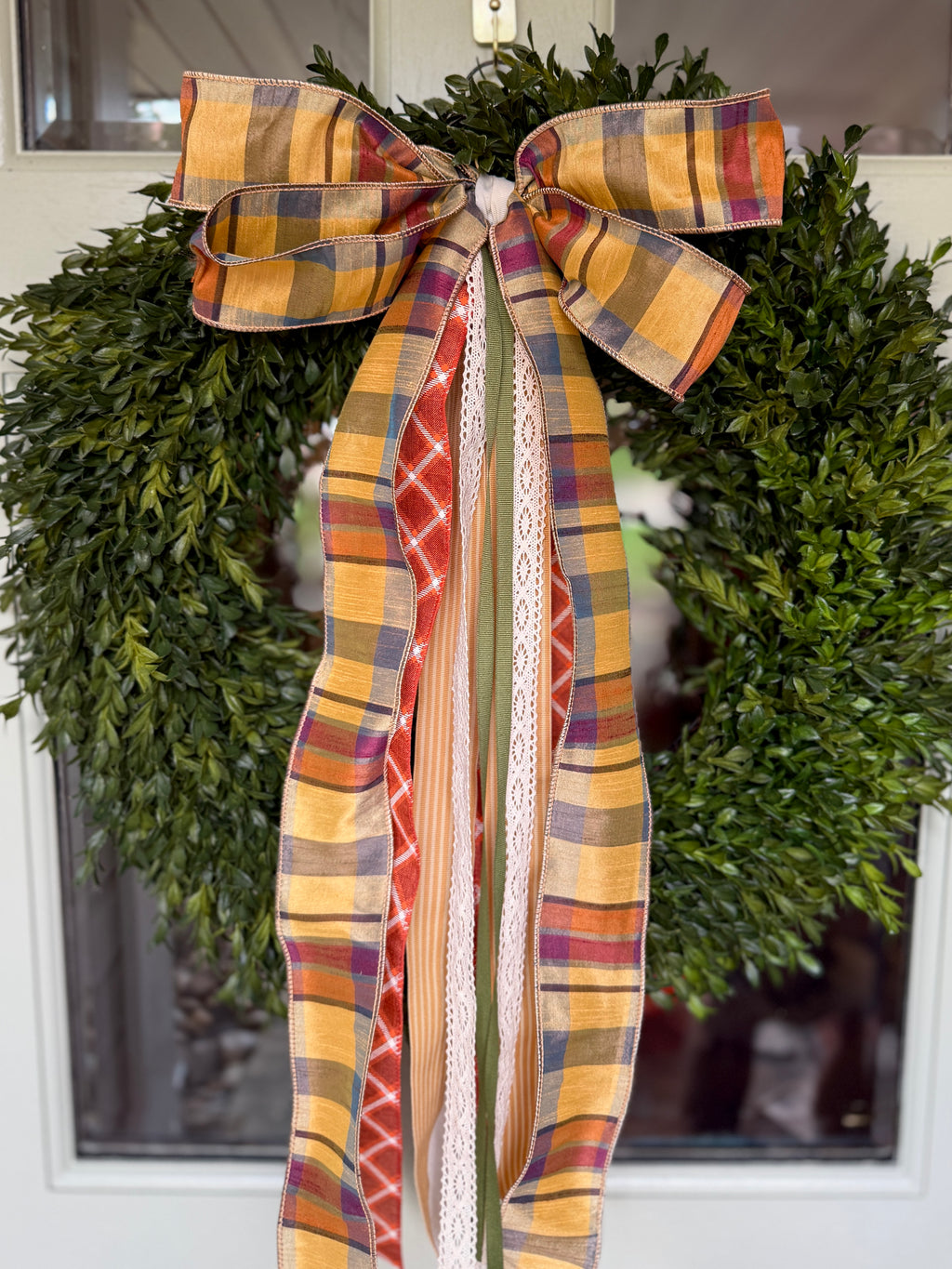 Standard Fall Neutral Wreath Ribbon