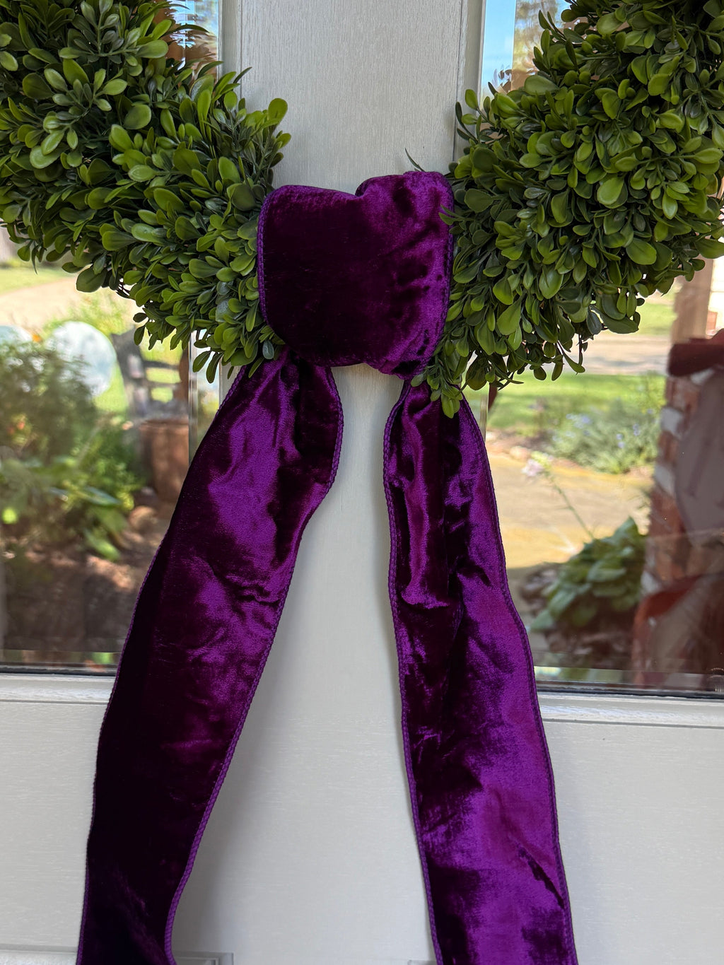 Purple Velvet Sash