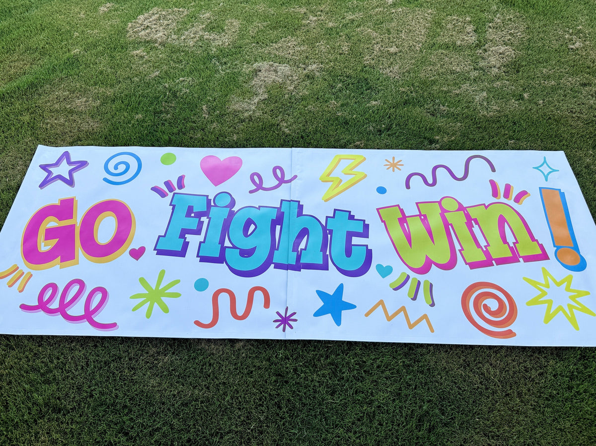Go Fight Win Banner (run-thru or standard)