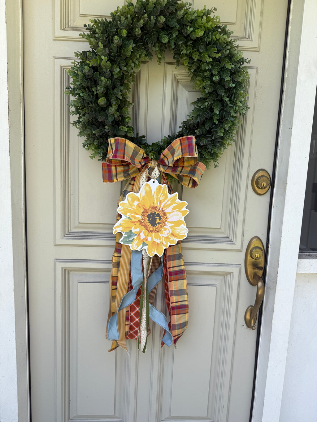 Fall Neutral Wreath Ribbon