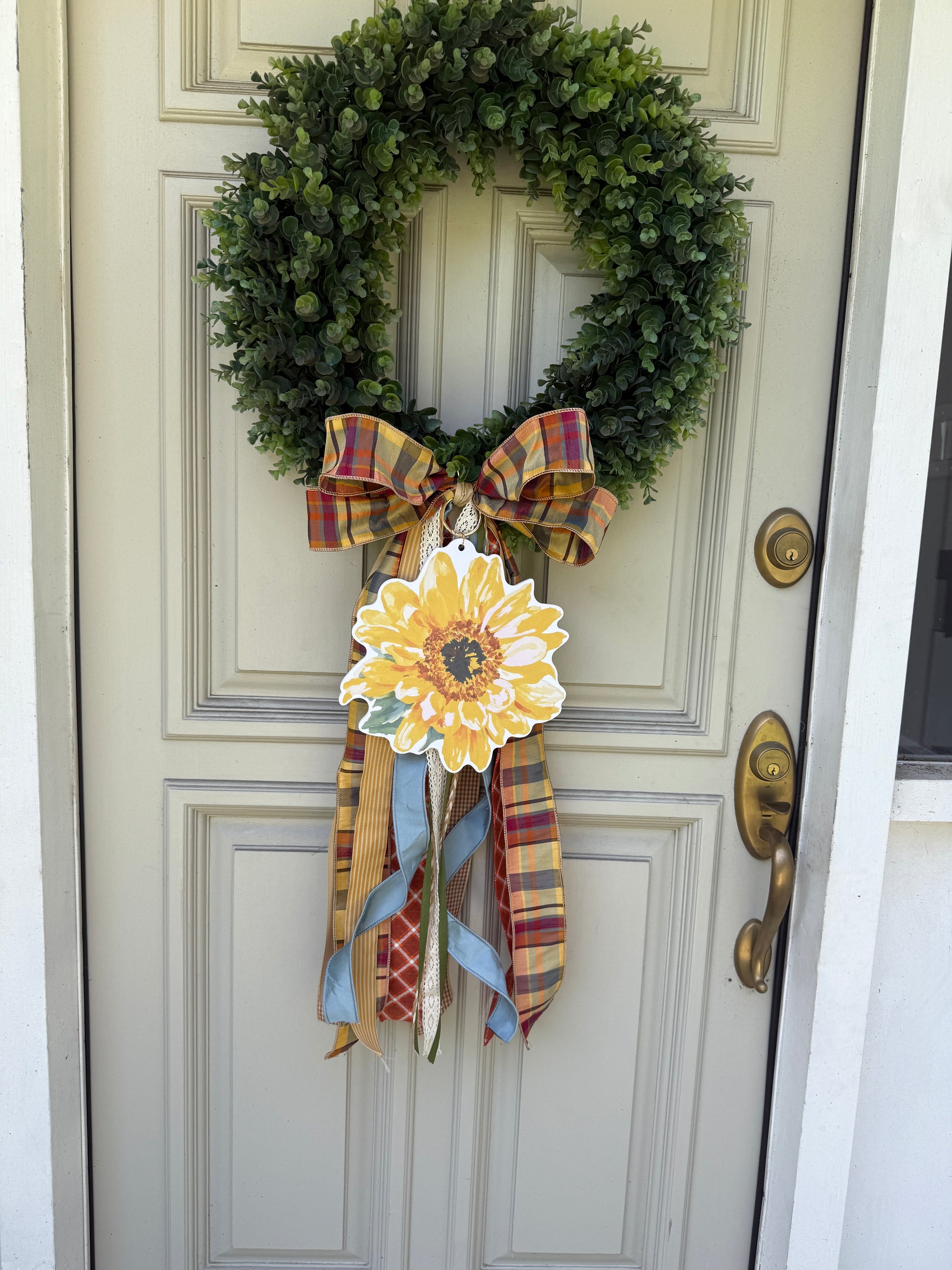 Fall Neutral Wreath Ribbon