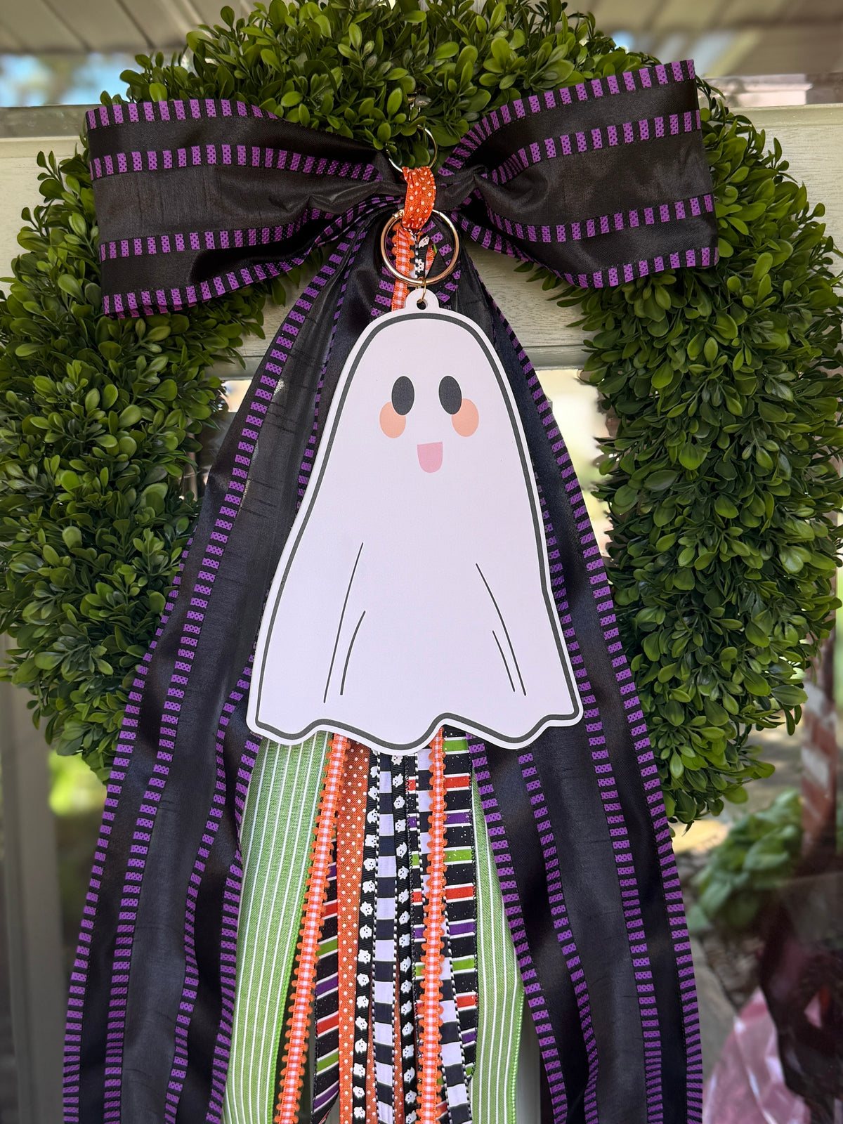 Ghost Wreath Charm