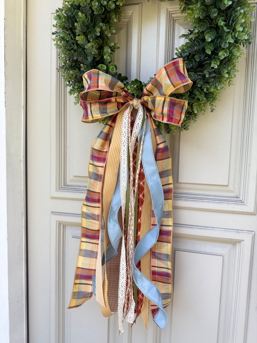 Fall Neutral Wreath Ribbon