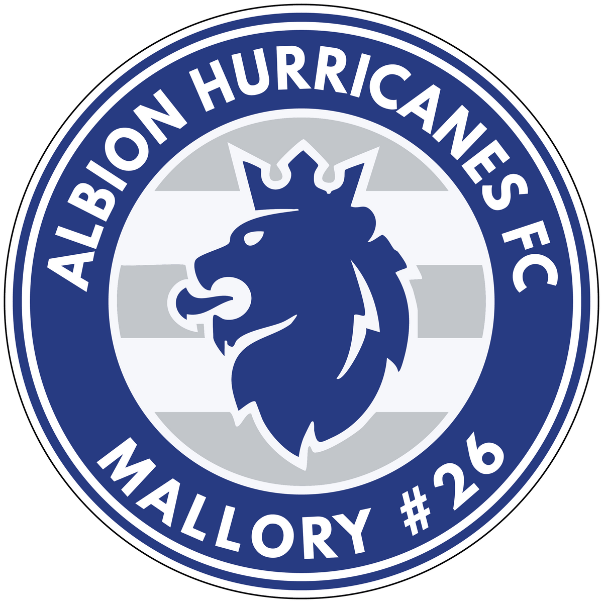Albion Hurricanes FC Yard Sign