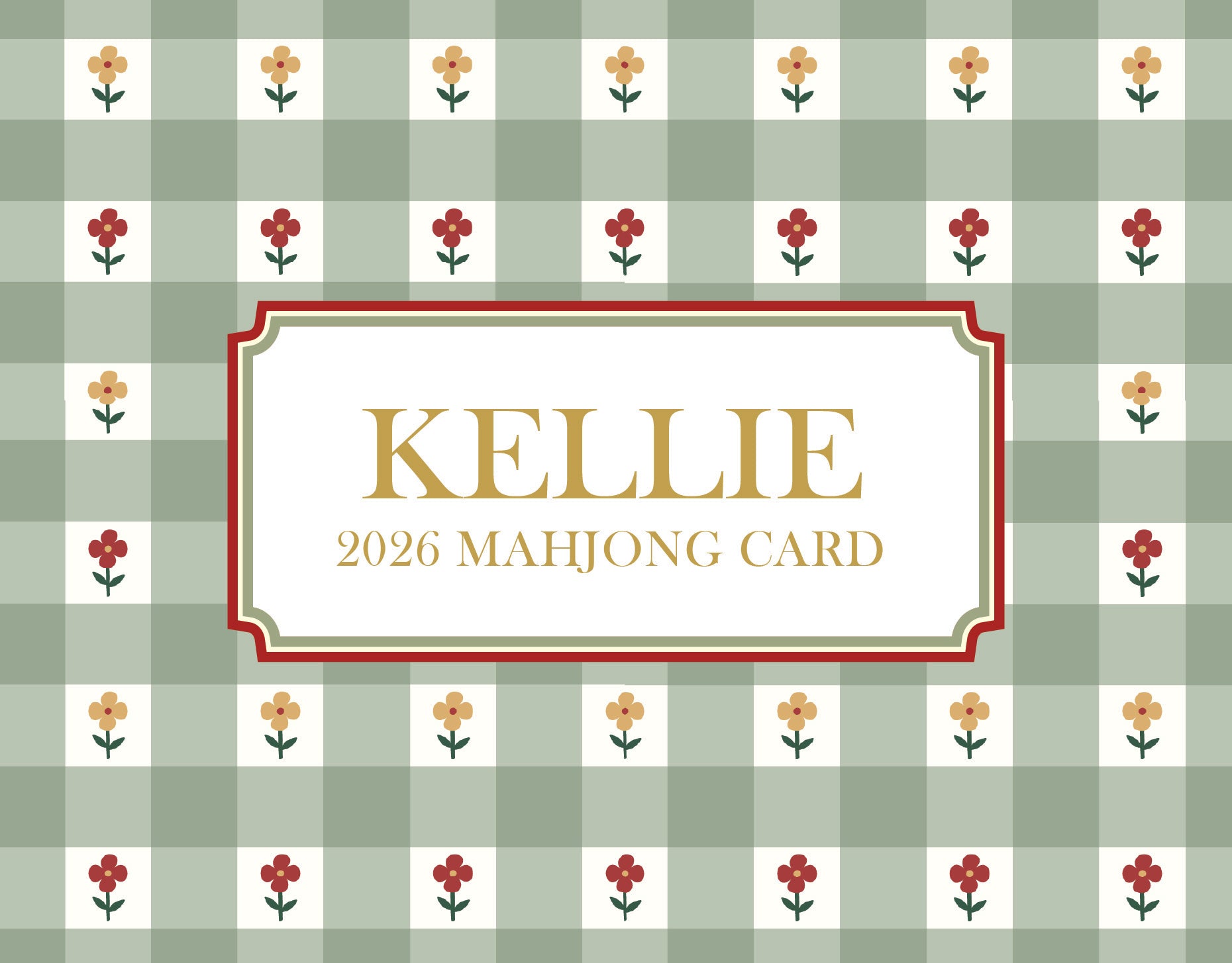 Sweet Sage Gingham