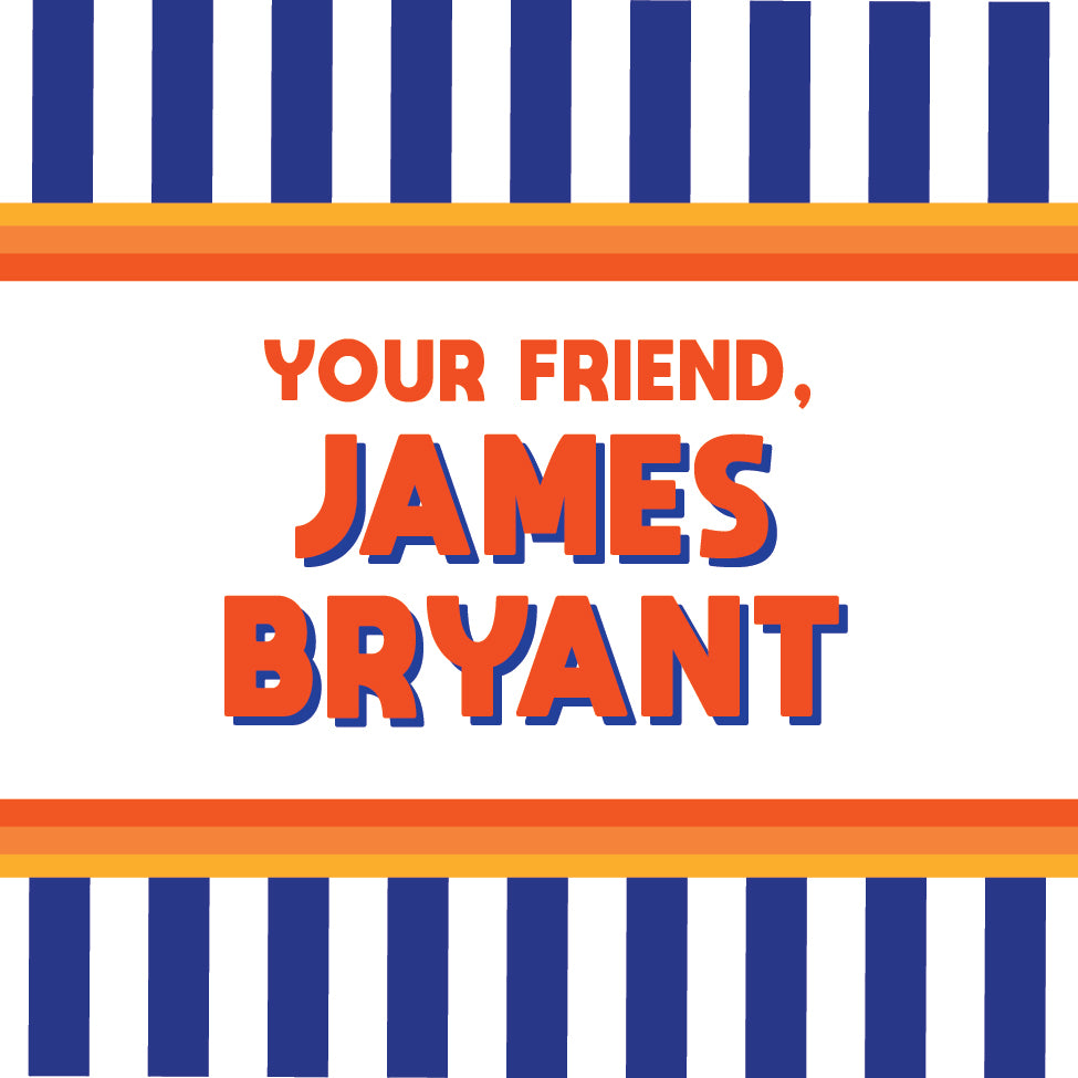 Blue & Orange Stripe
