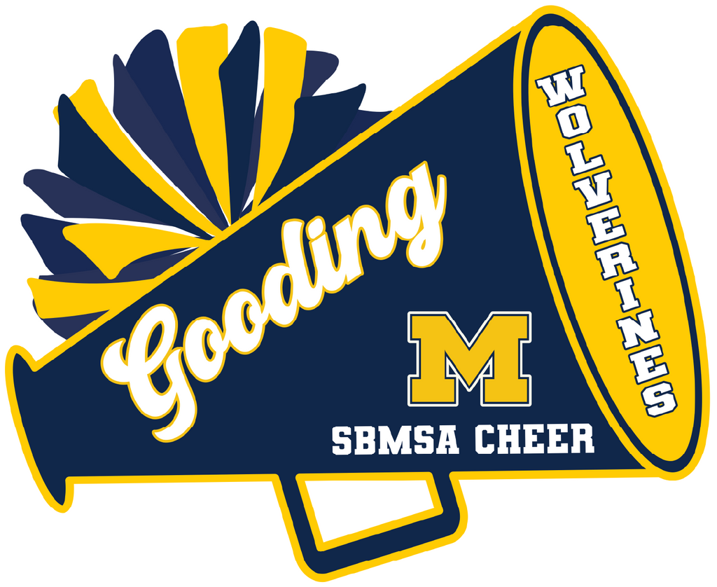 Megaphone Cheer Yard Sign