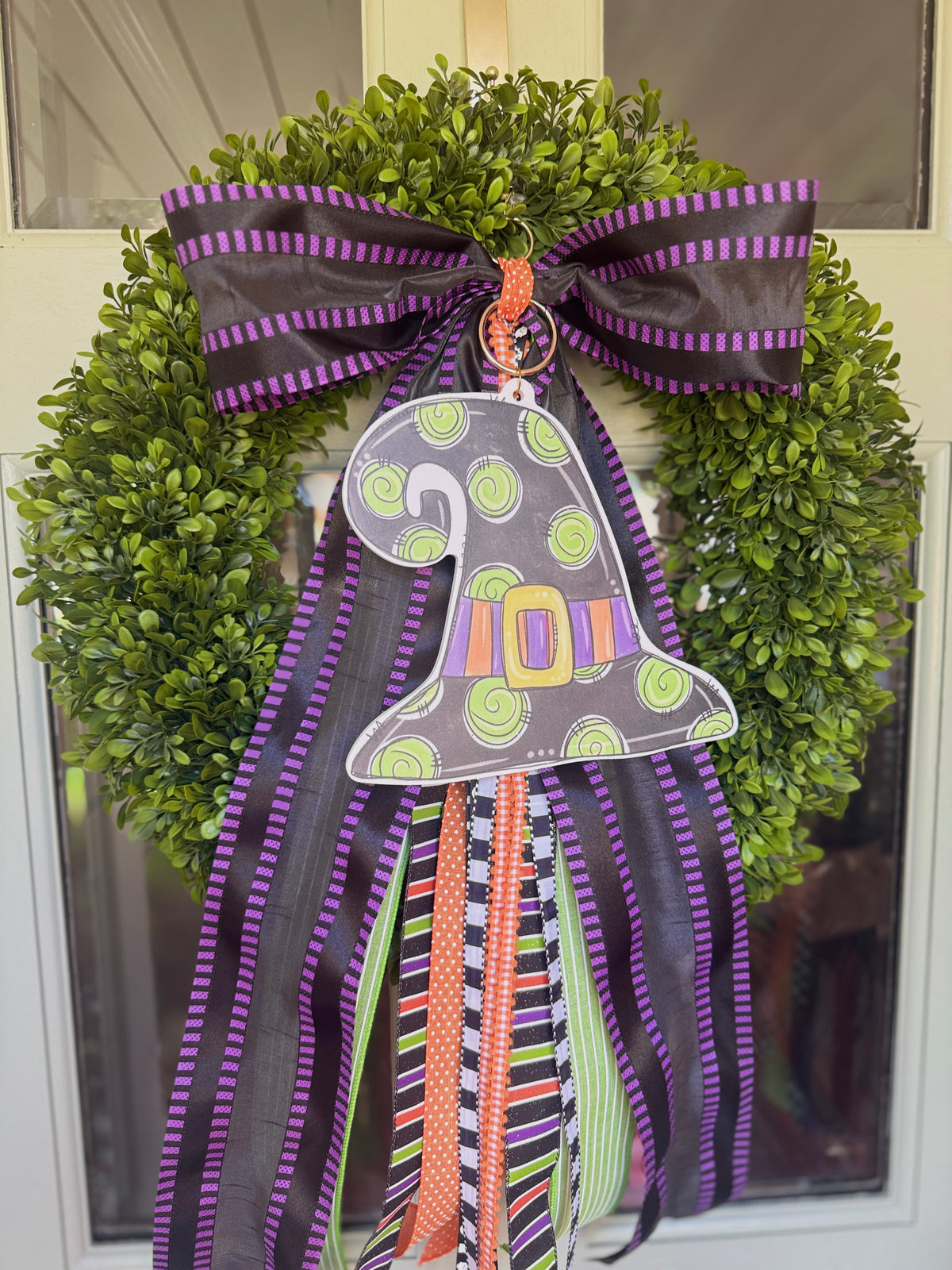 Premium Purple Halloween Wreath Ribbon