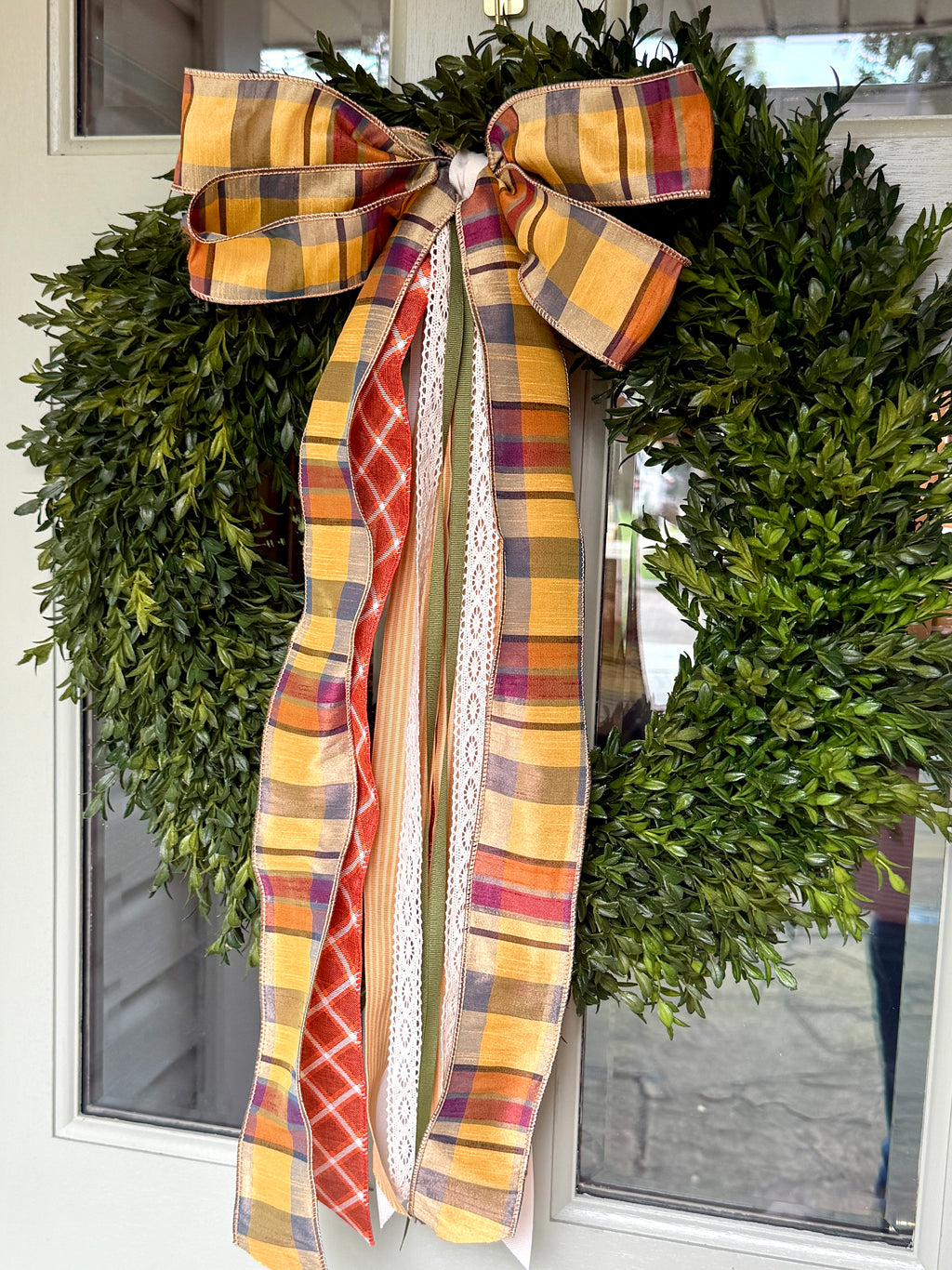 Standard Fall Neutral Wreath Ribbon