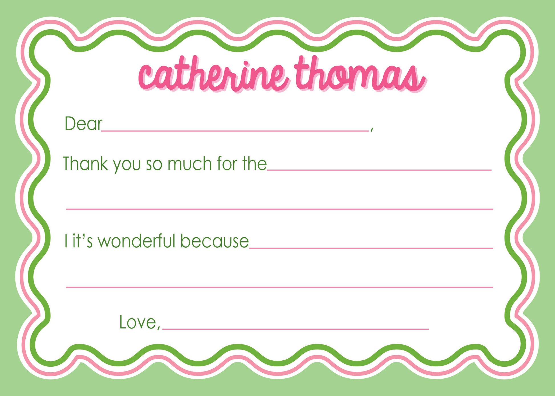 Scalloped Border