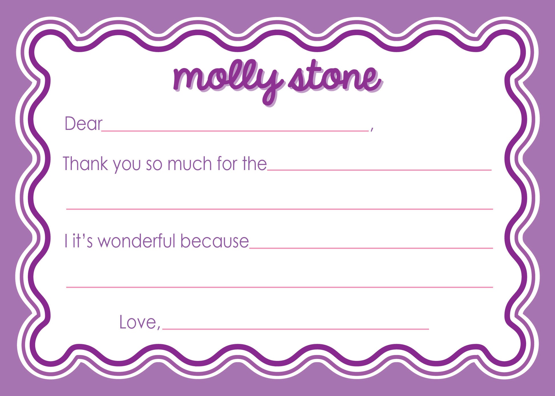 Scalloped Border