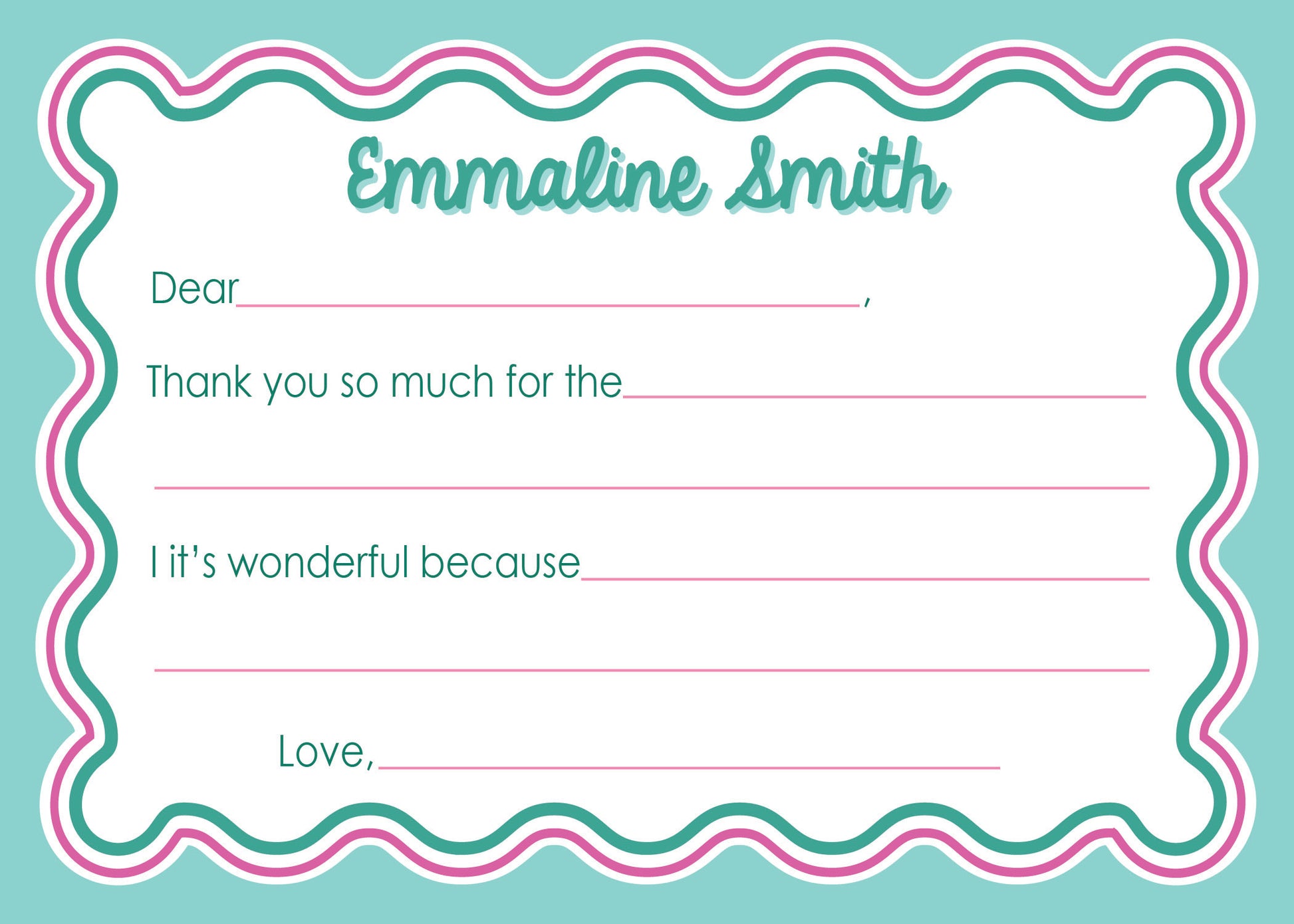 Scalloped Border
