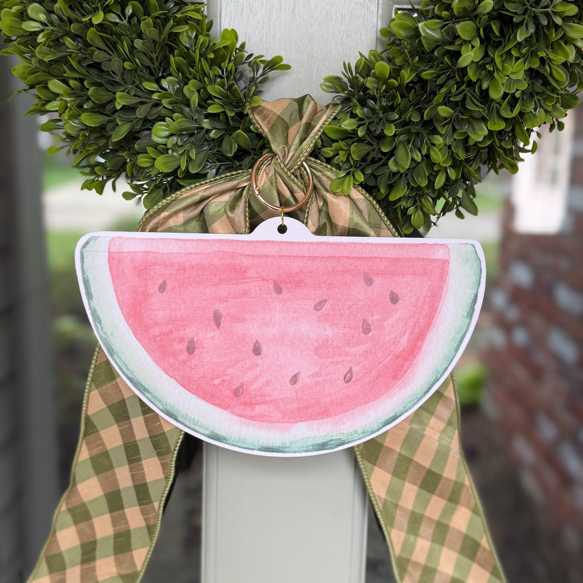 Watermelon Wreath Charm