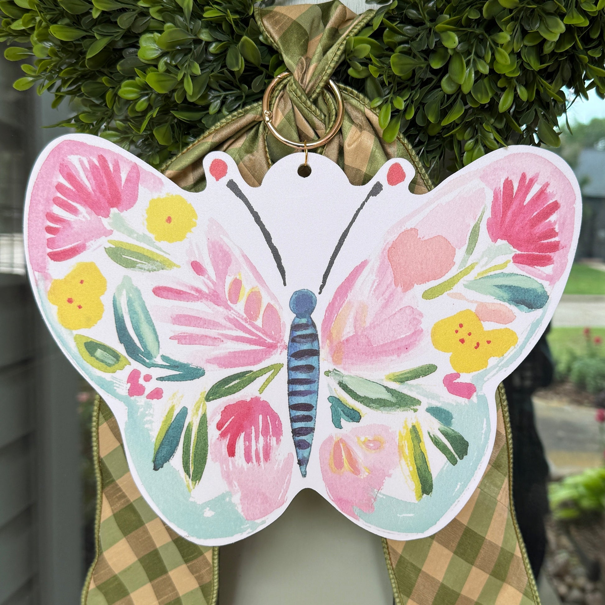 Butterfly Wreath Charm