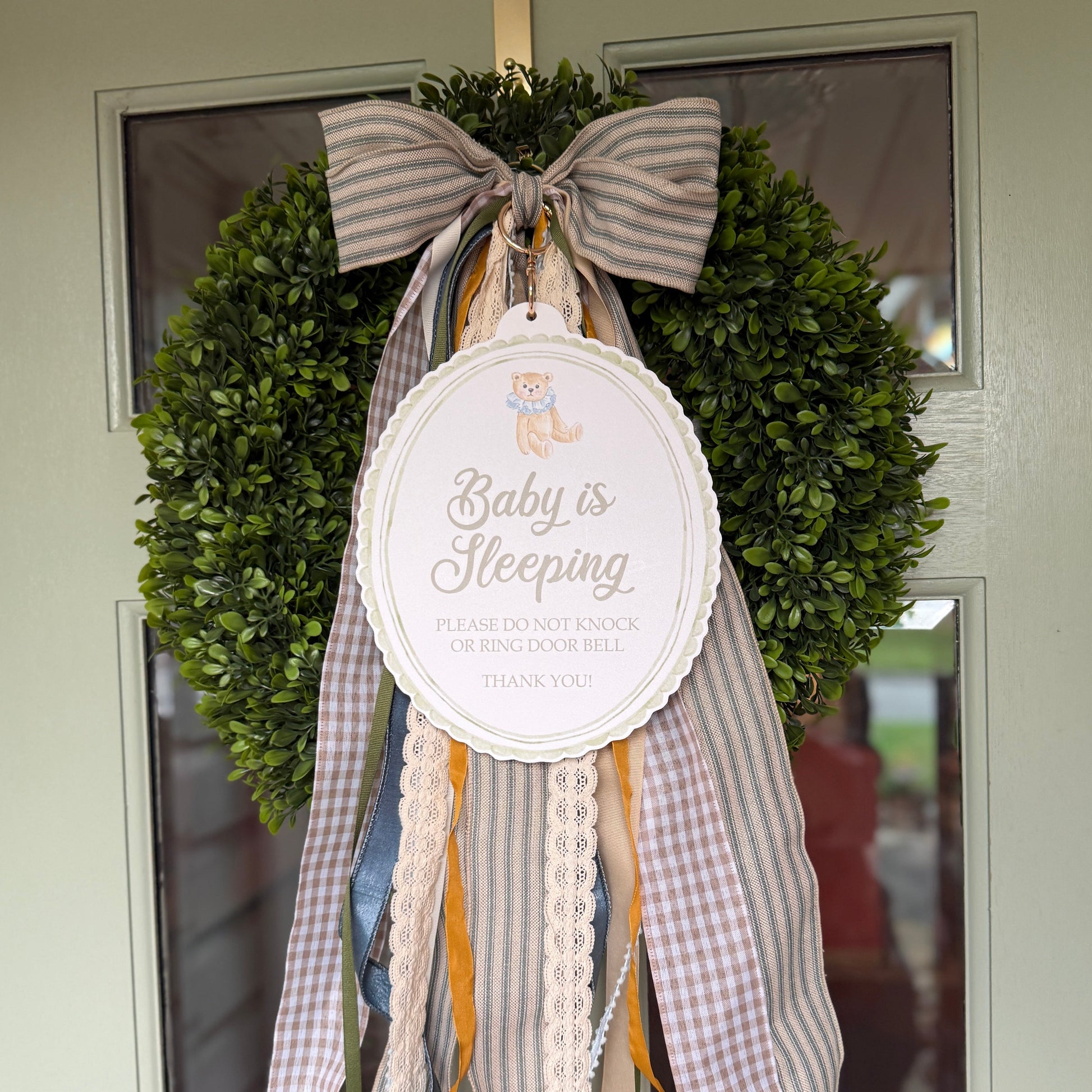 Naturally Neutral Wreath Ribbons