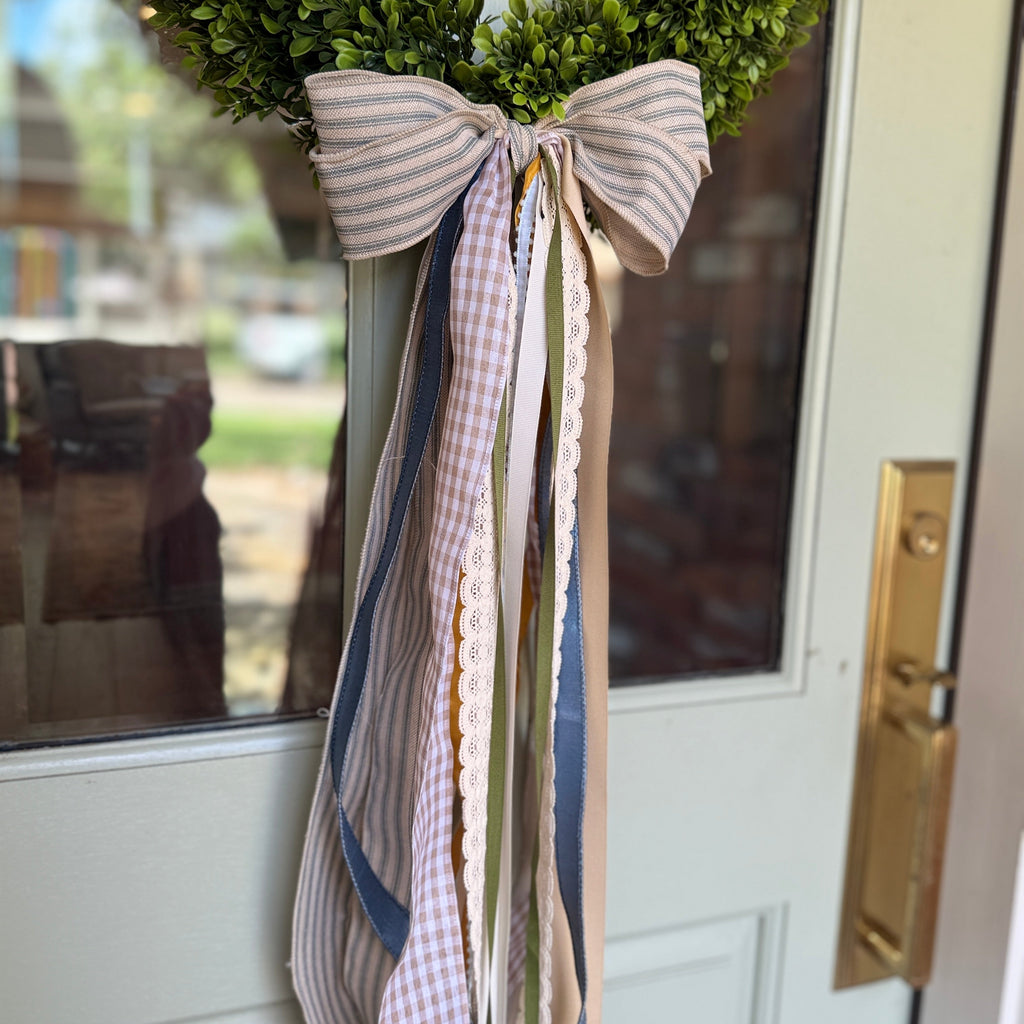 Naturally Neutral Wreath Ribbons