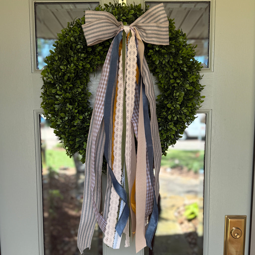 Naturally Neutral Wreath Ribbons