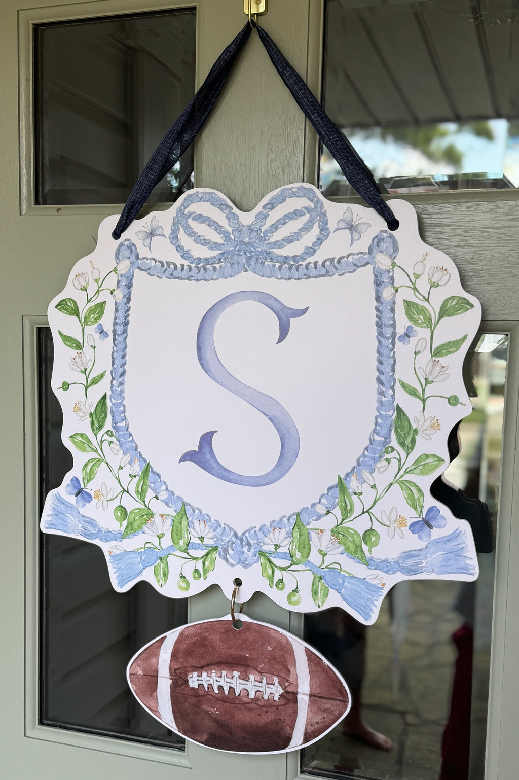 Rope Crest Charm Door Hanger