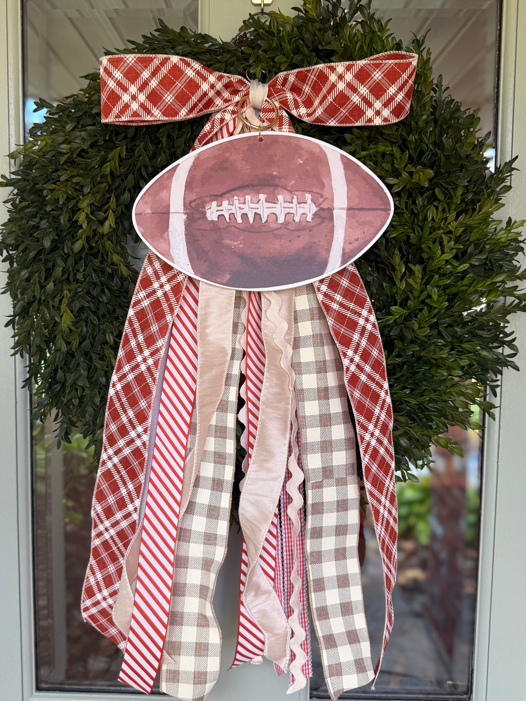 Longhorn Wreath Ribbon