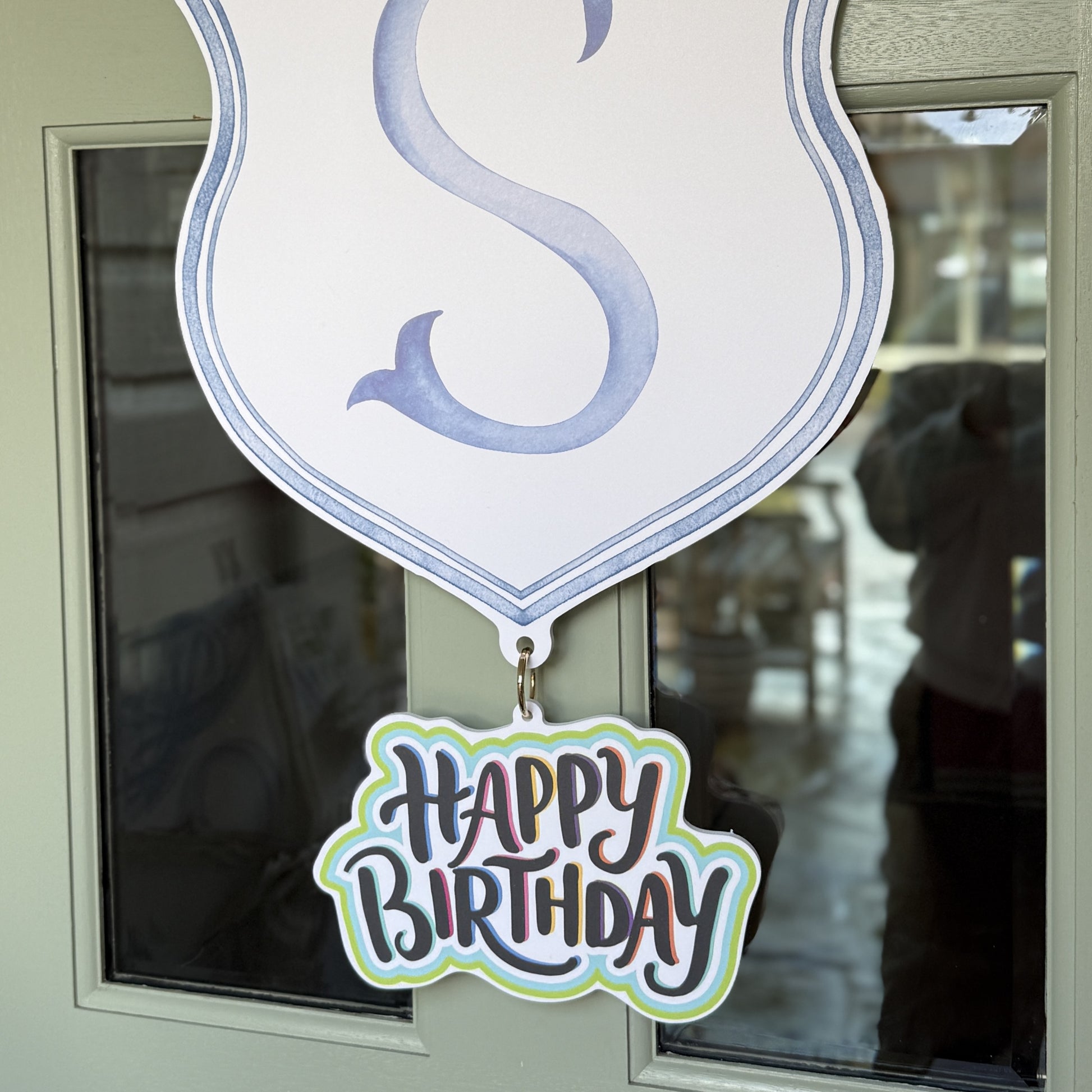 Happy Birthday Crest Charm