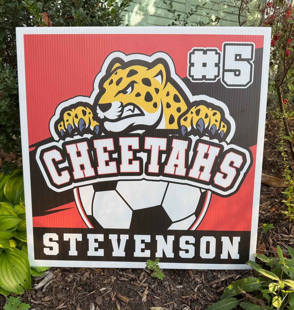 Square Yard Sign