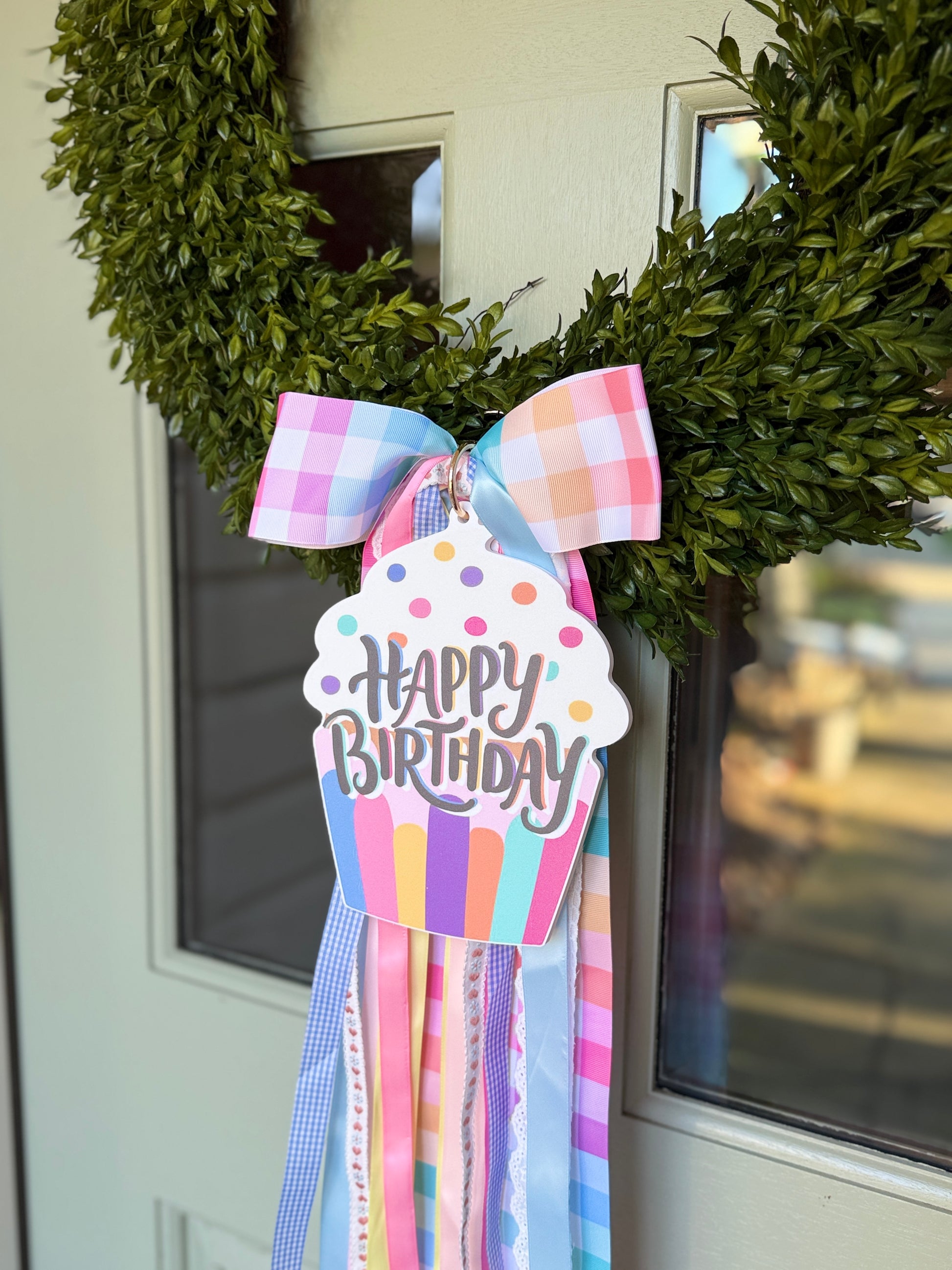 Cupcake Wreath Charm
