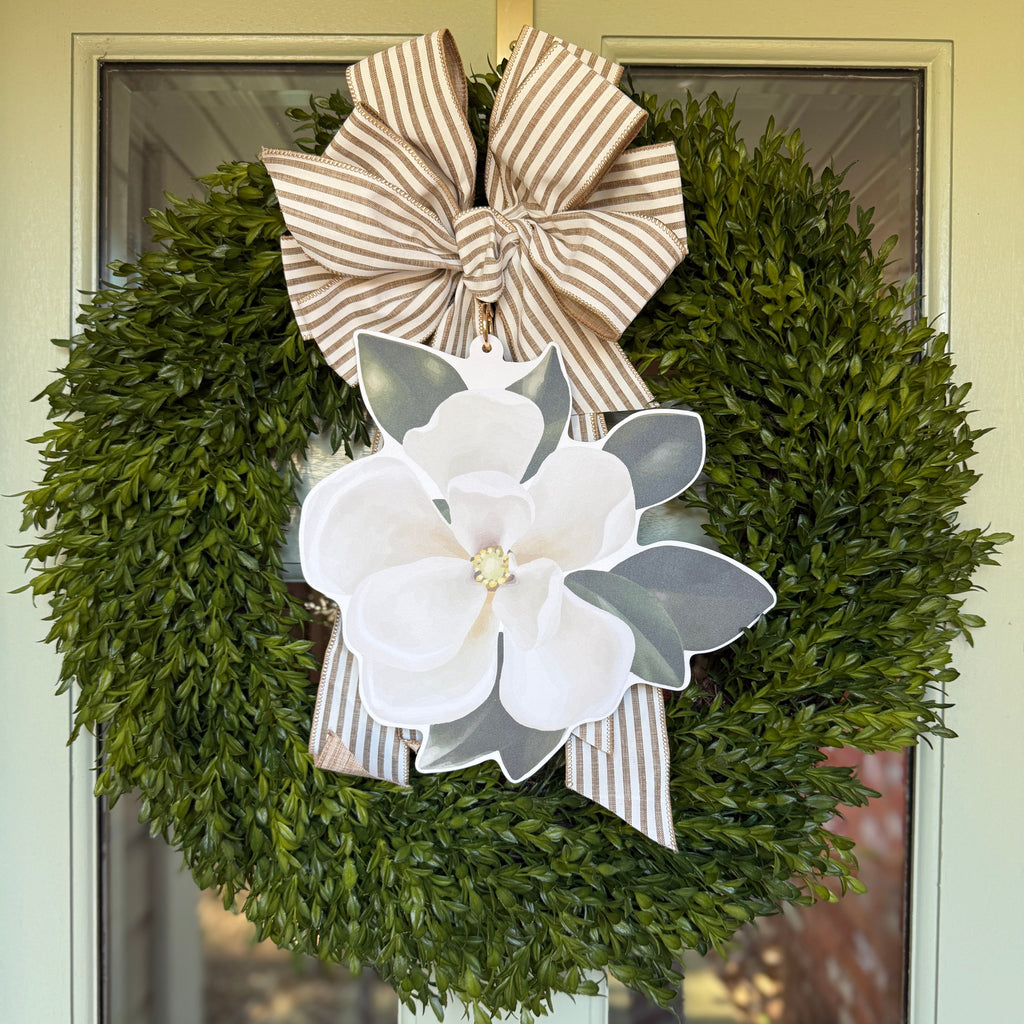 Magnolia Wreath Charm