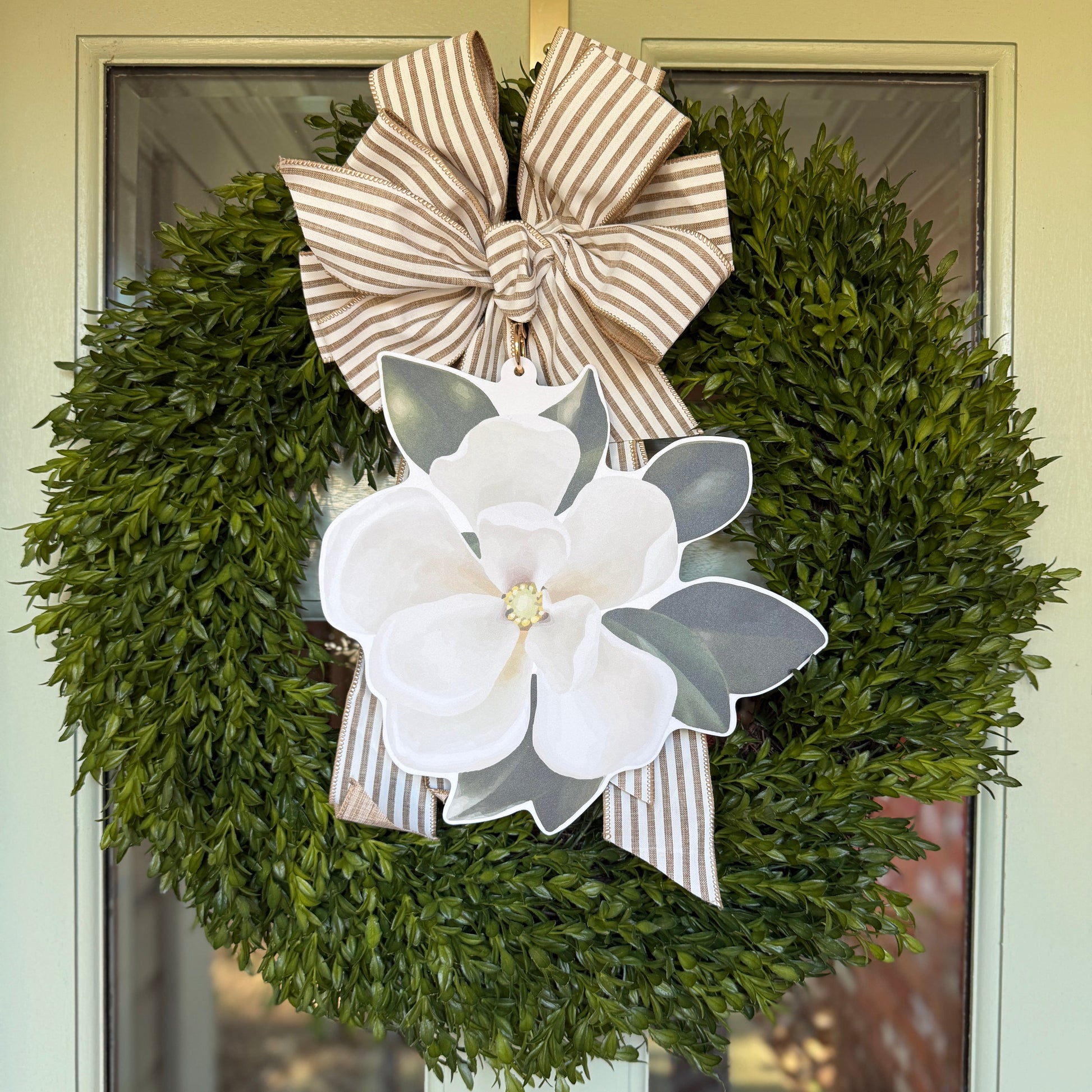 Magnolia Wreath Charm