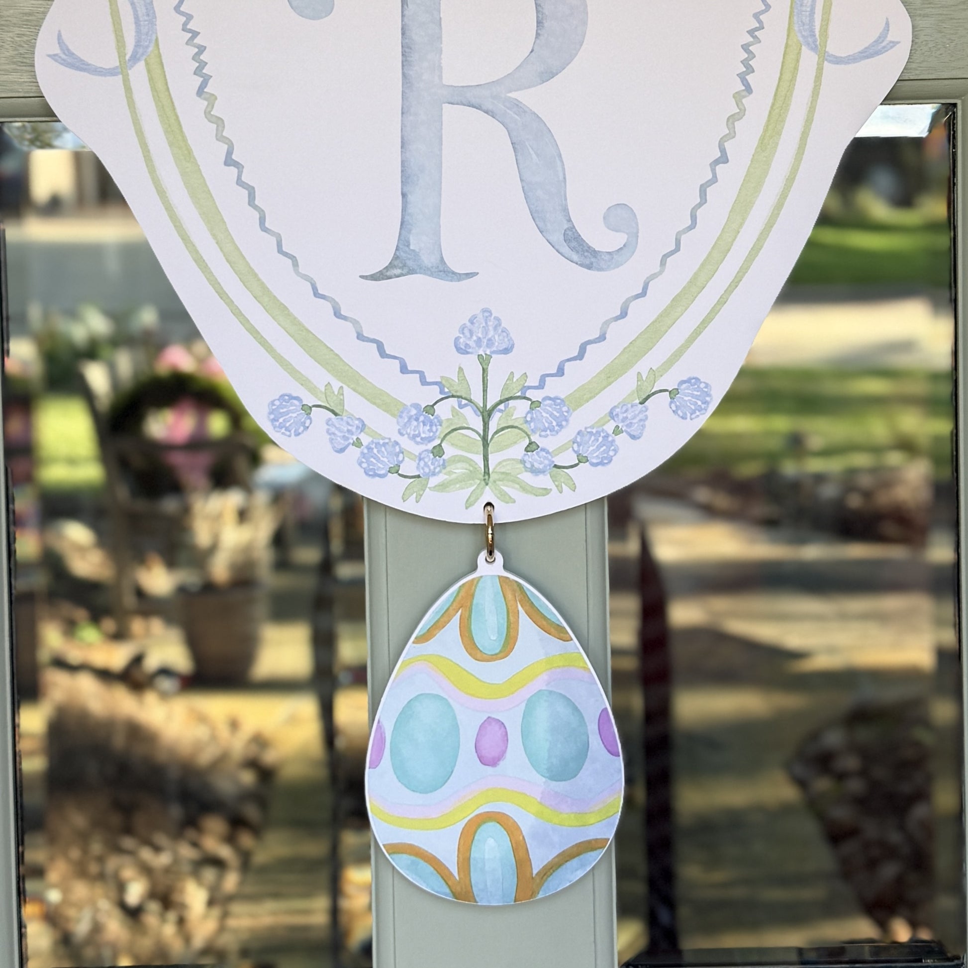 Jewel Egg Crest Charm