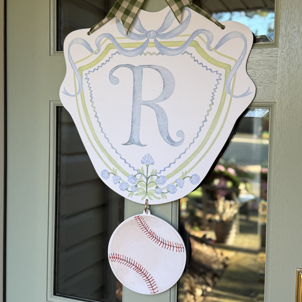 Baseball Crest Charm