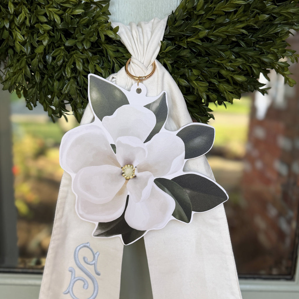 Magnolia Wreath Charm