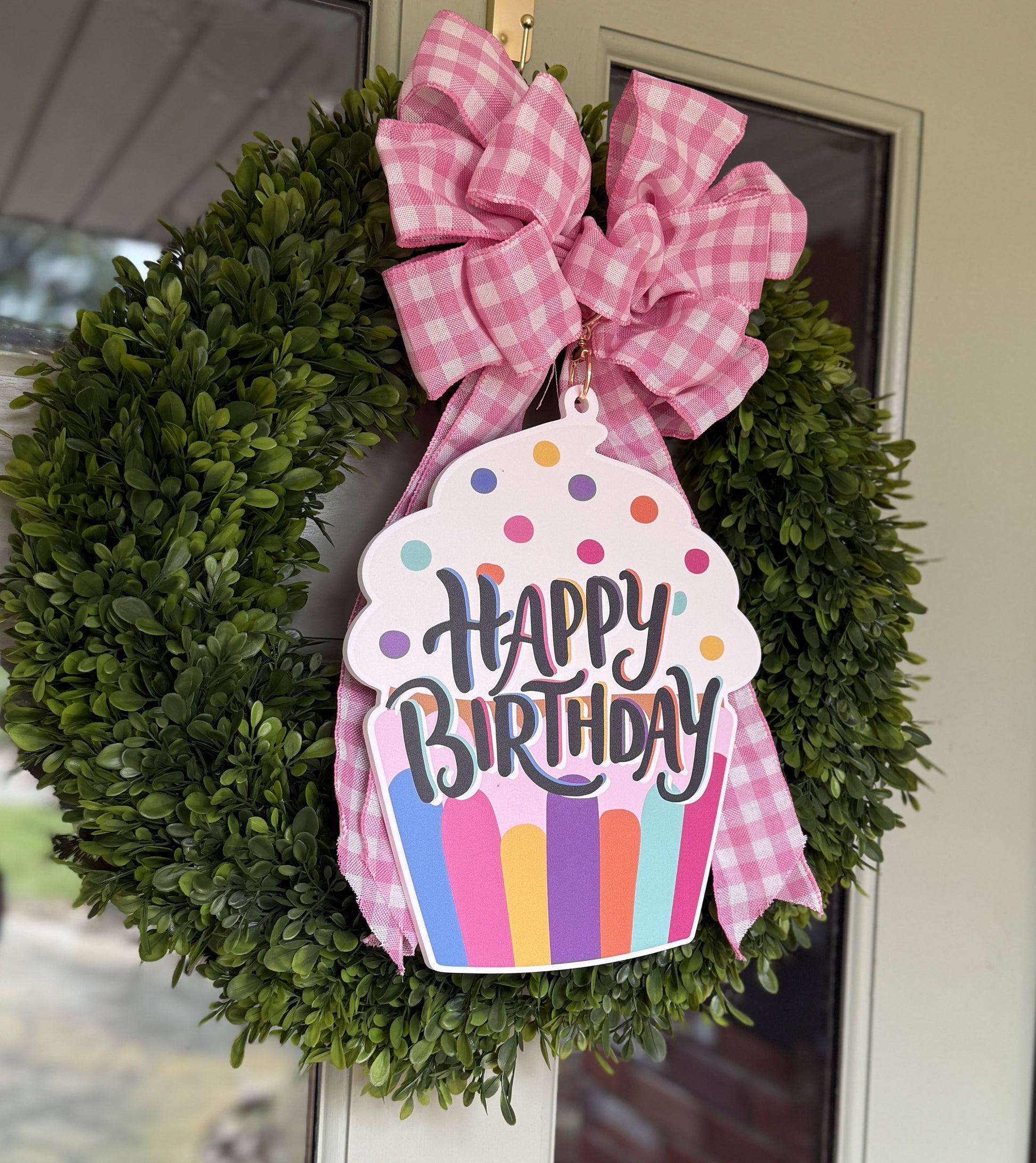 Cupcake Wreath Charm