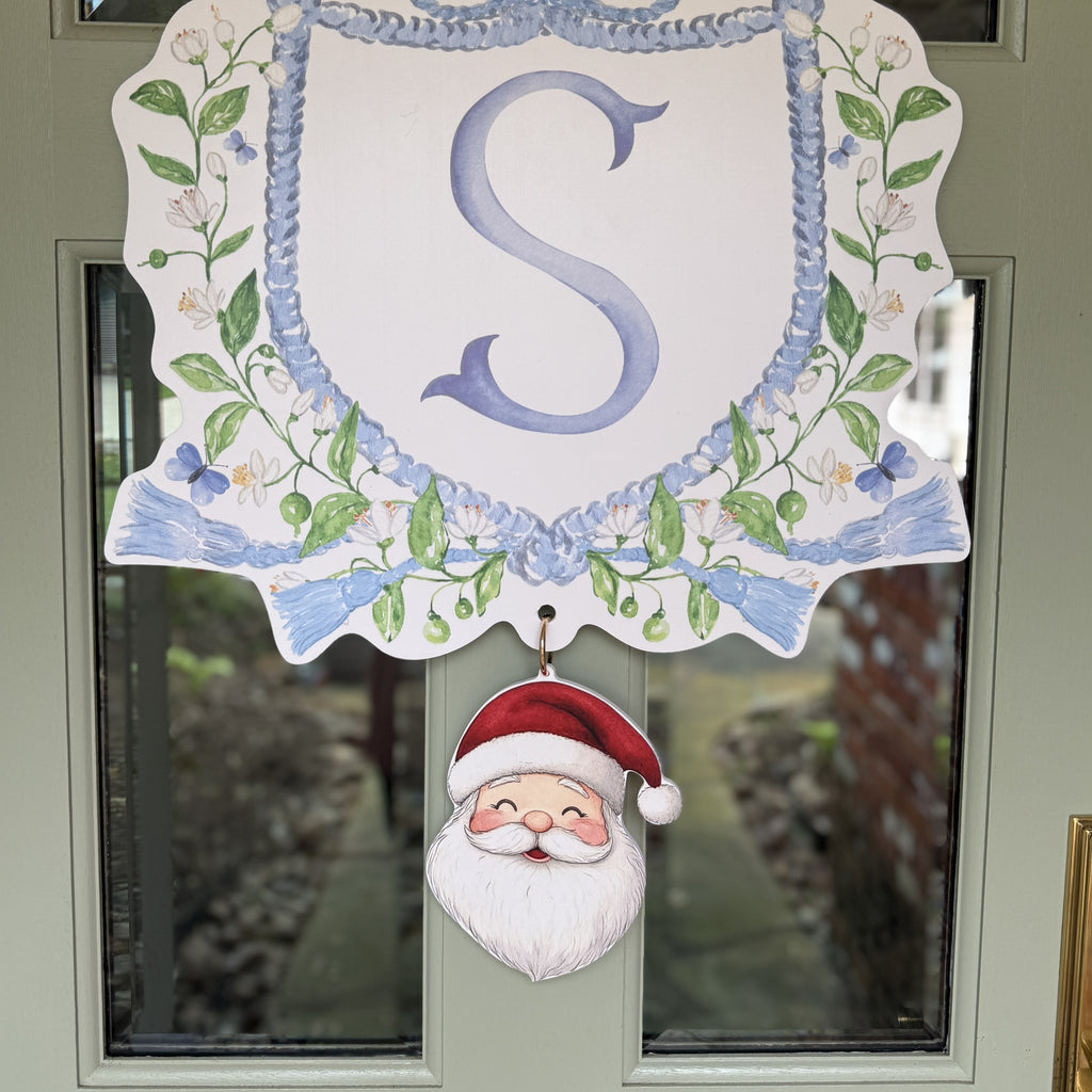 Santa Crest Charm