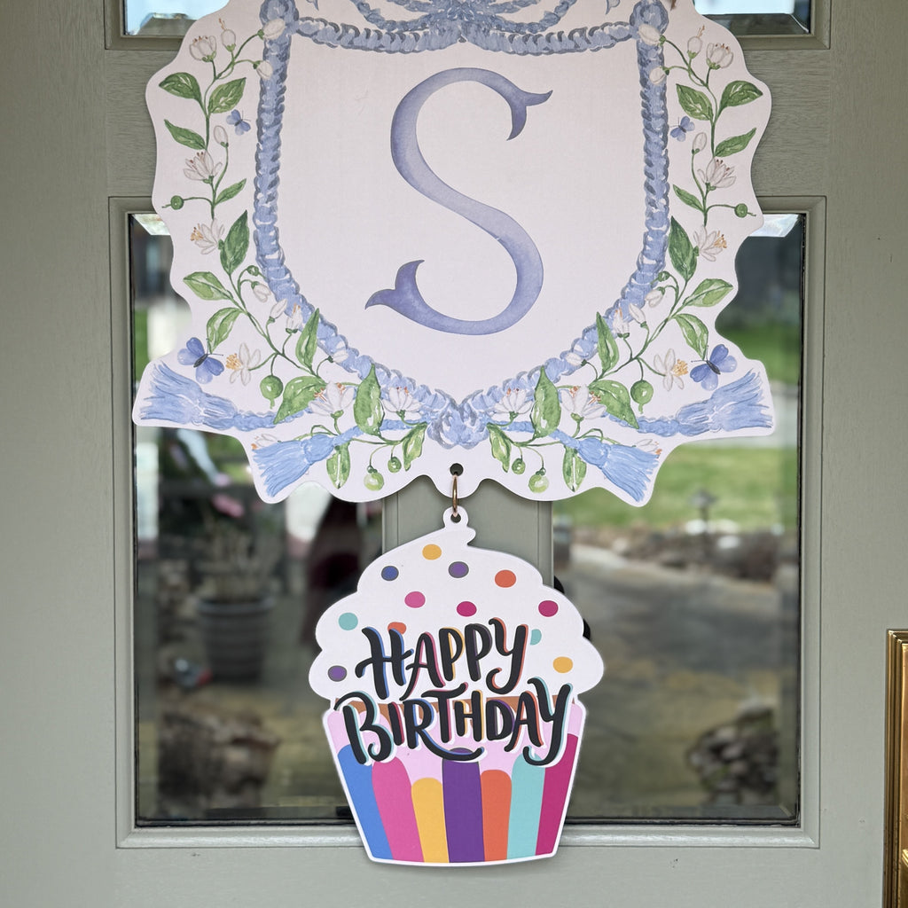 Cupcake Crest Charm