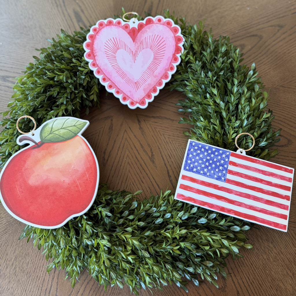 Wreath Charm Bundle - Set of 3