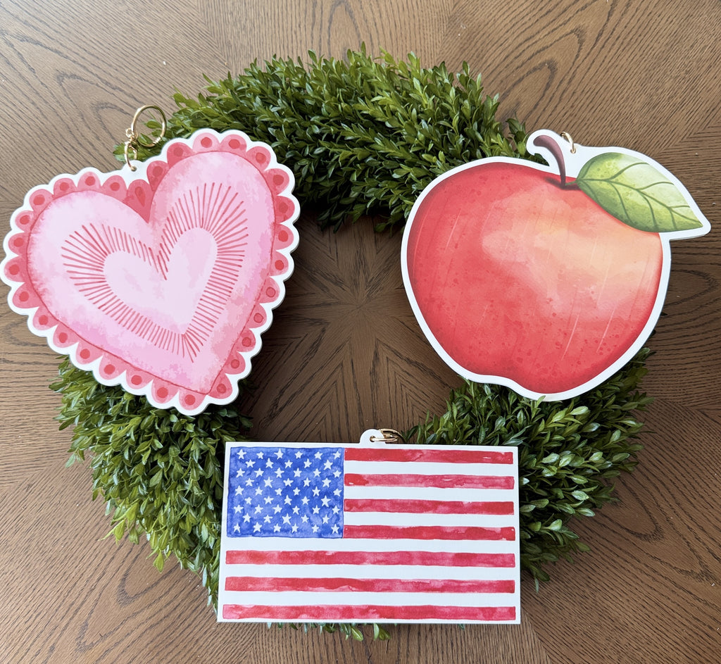 Wreath Charm Bundle - Set of 3