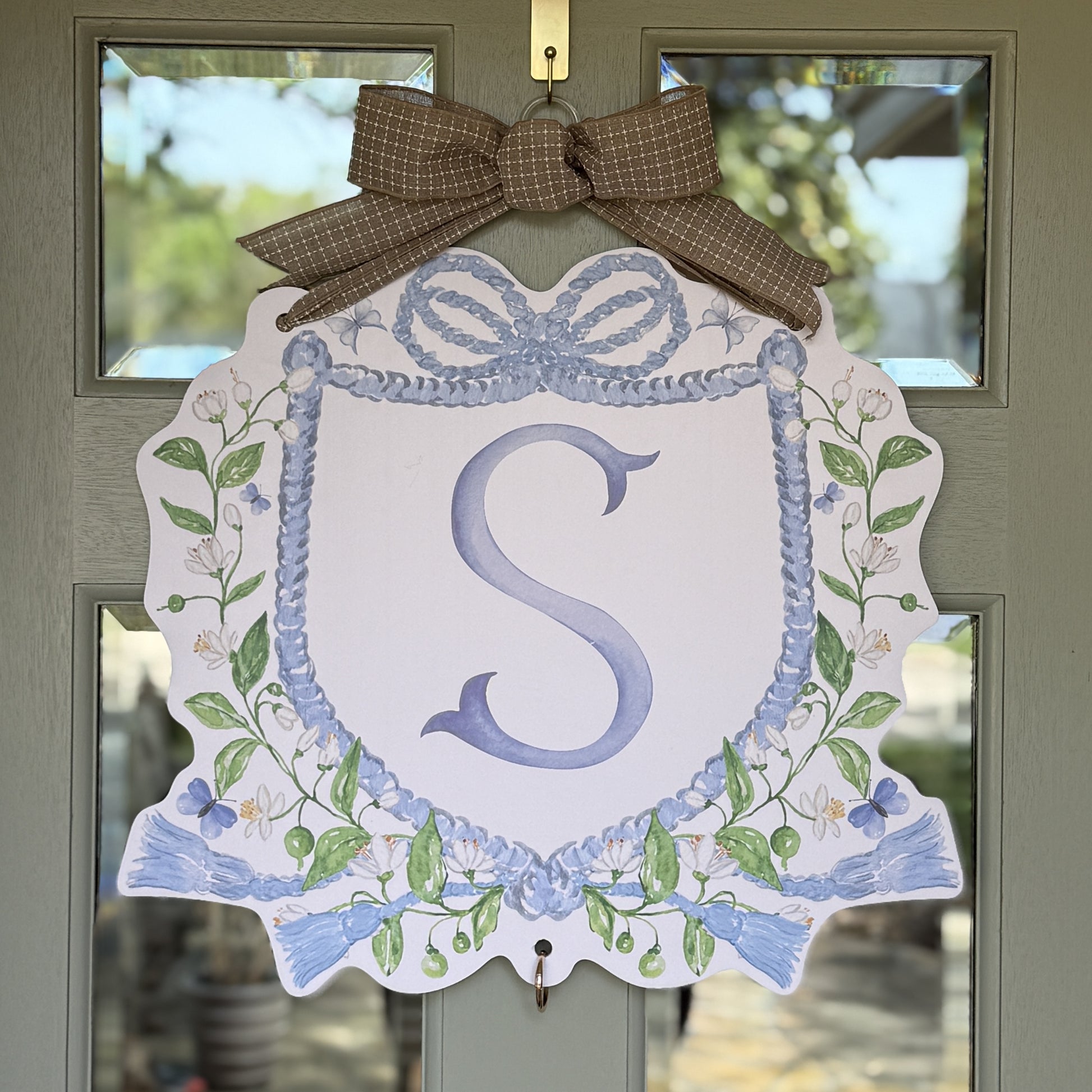 Rope Crest Charm Door Hanger