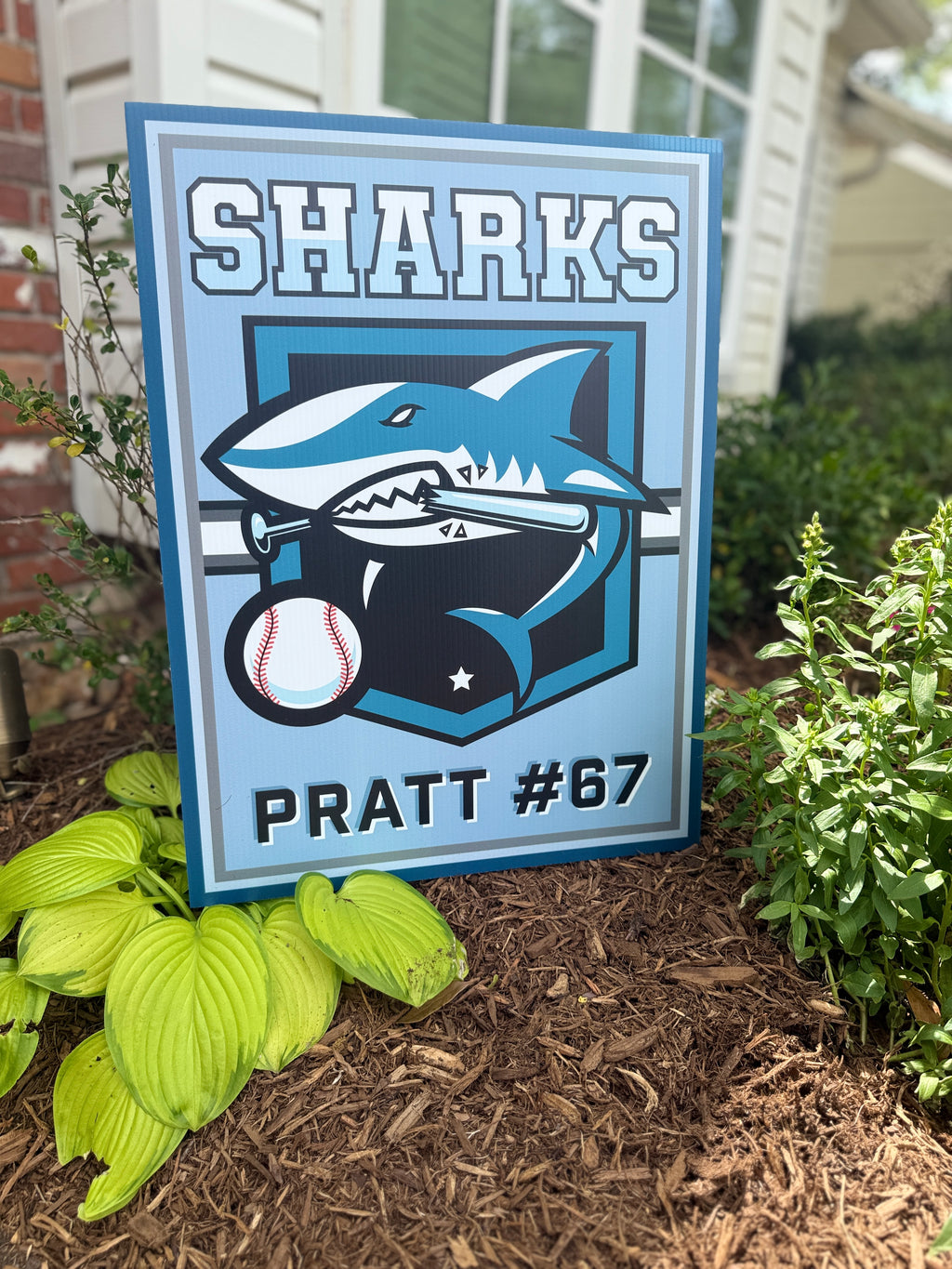 Vertical Rectangle Yard Sign
