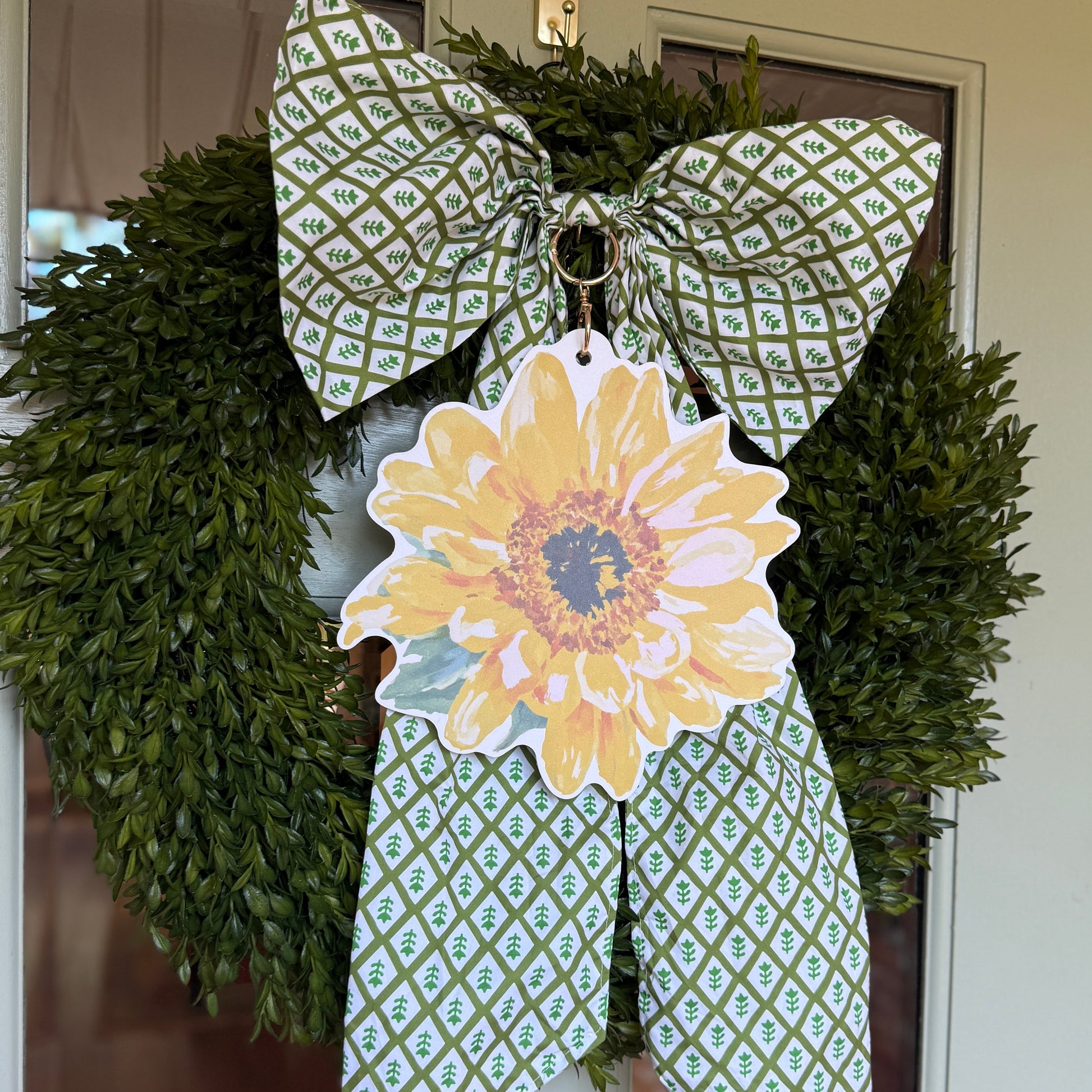 Sunflower Wreath Charm