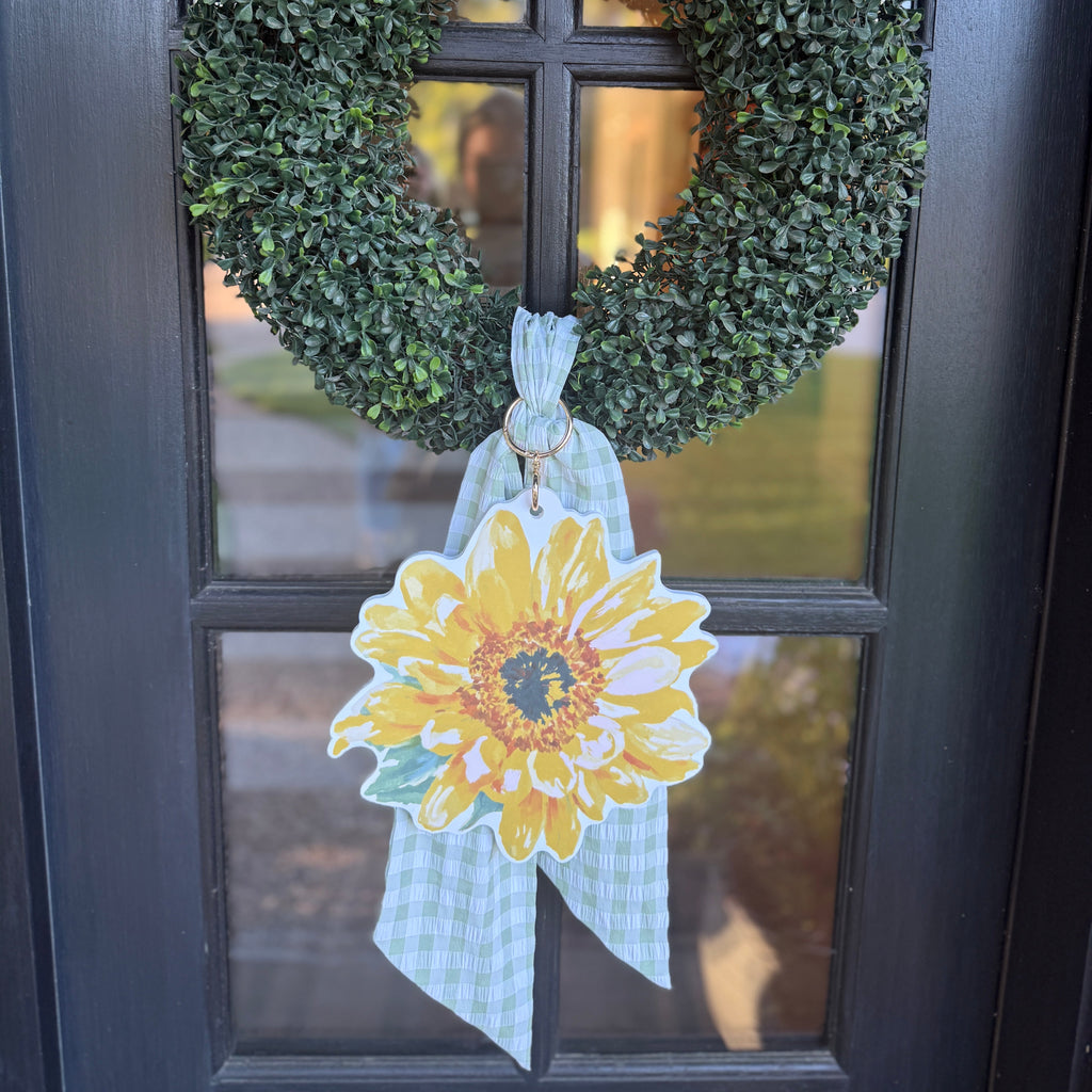 Sunflower Wreath Charm