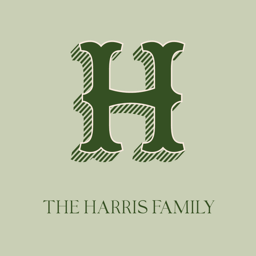 Striped Monogram