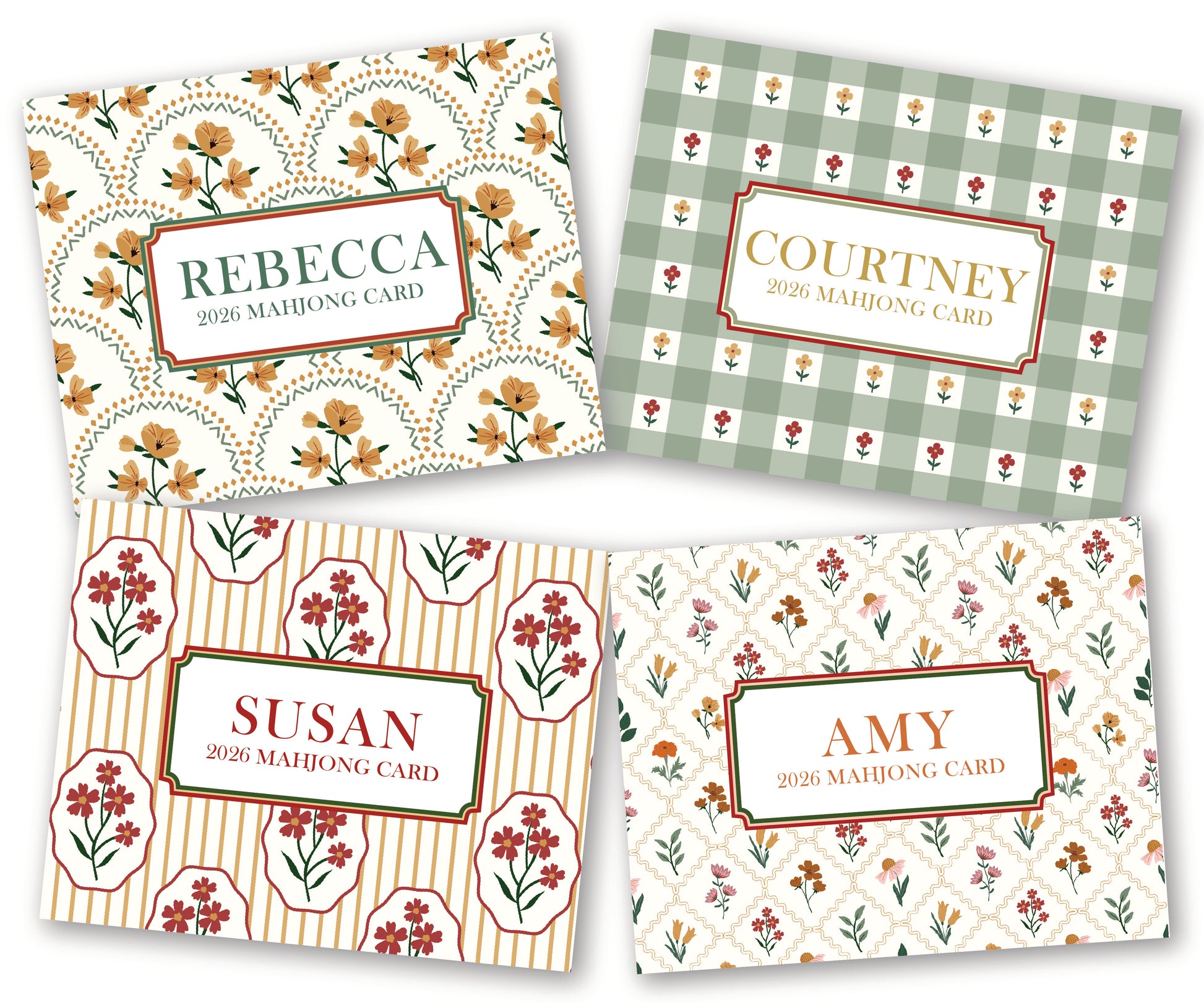 Sweet Country Florals (Set of all 4 styles)