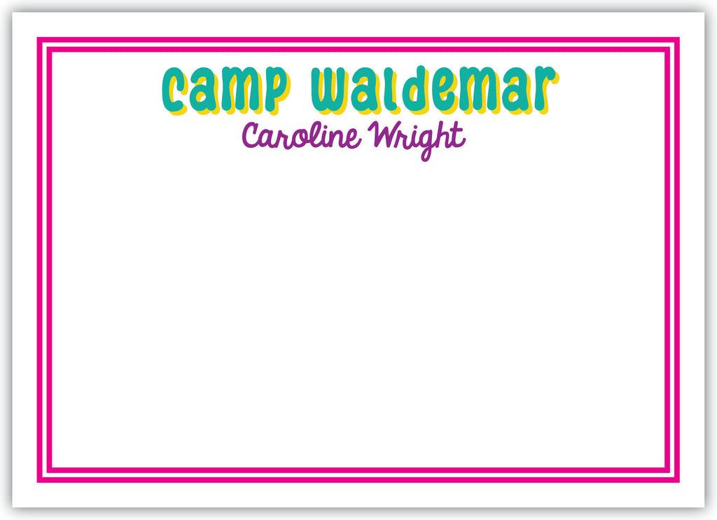 Classic Camp Stationery