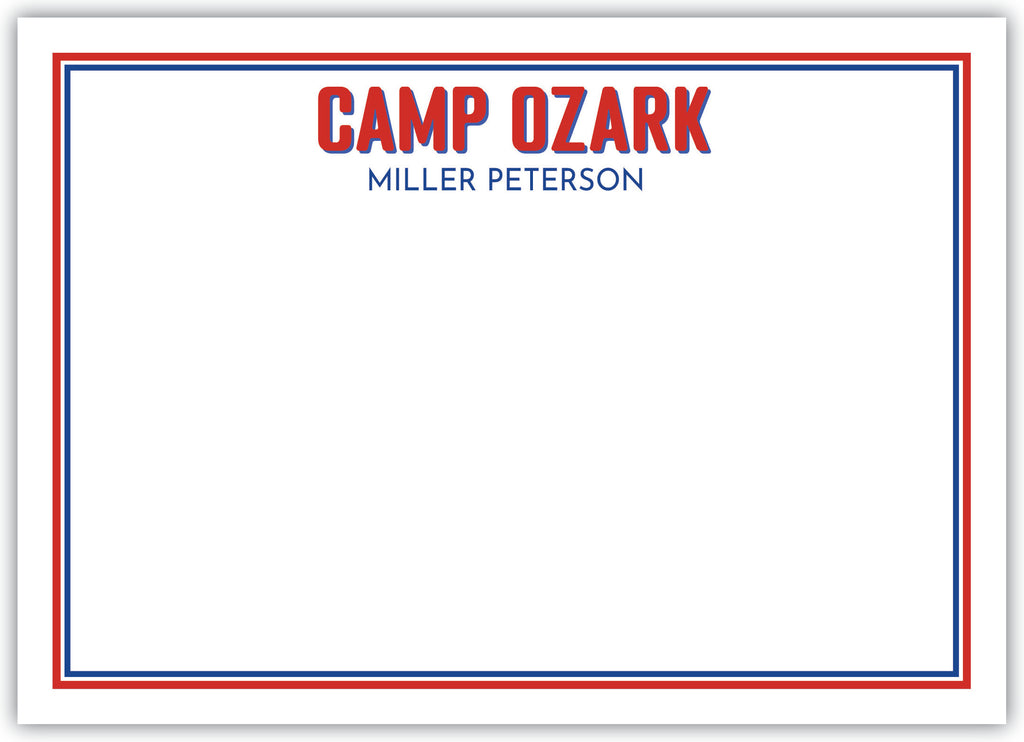 Classic Camp Stationery